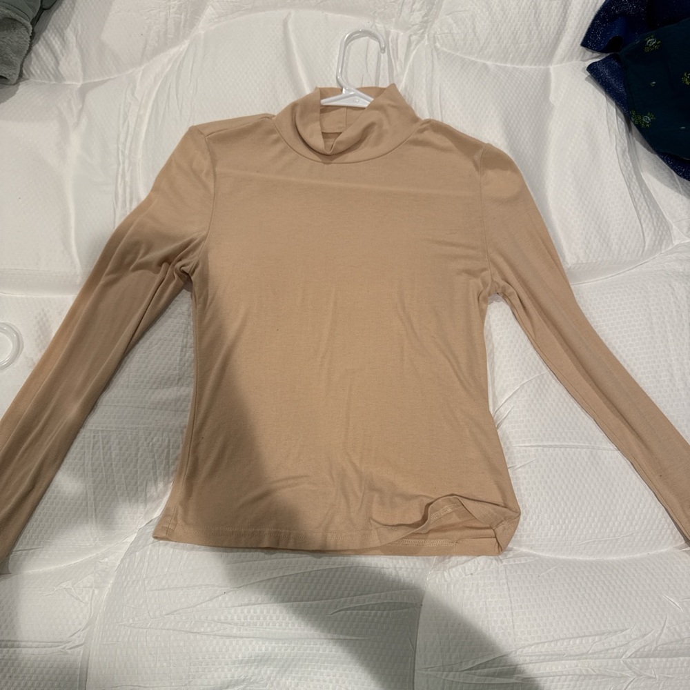 cream/tan turtleneck